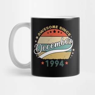 Awesome Since December 1994 Birthday Retro Sunset Vintage Mug